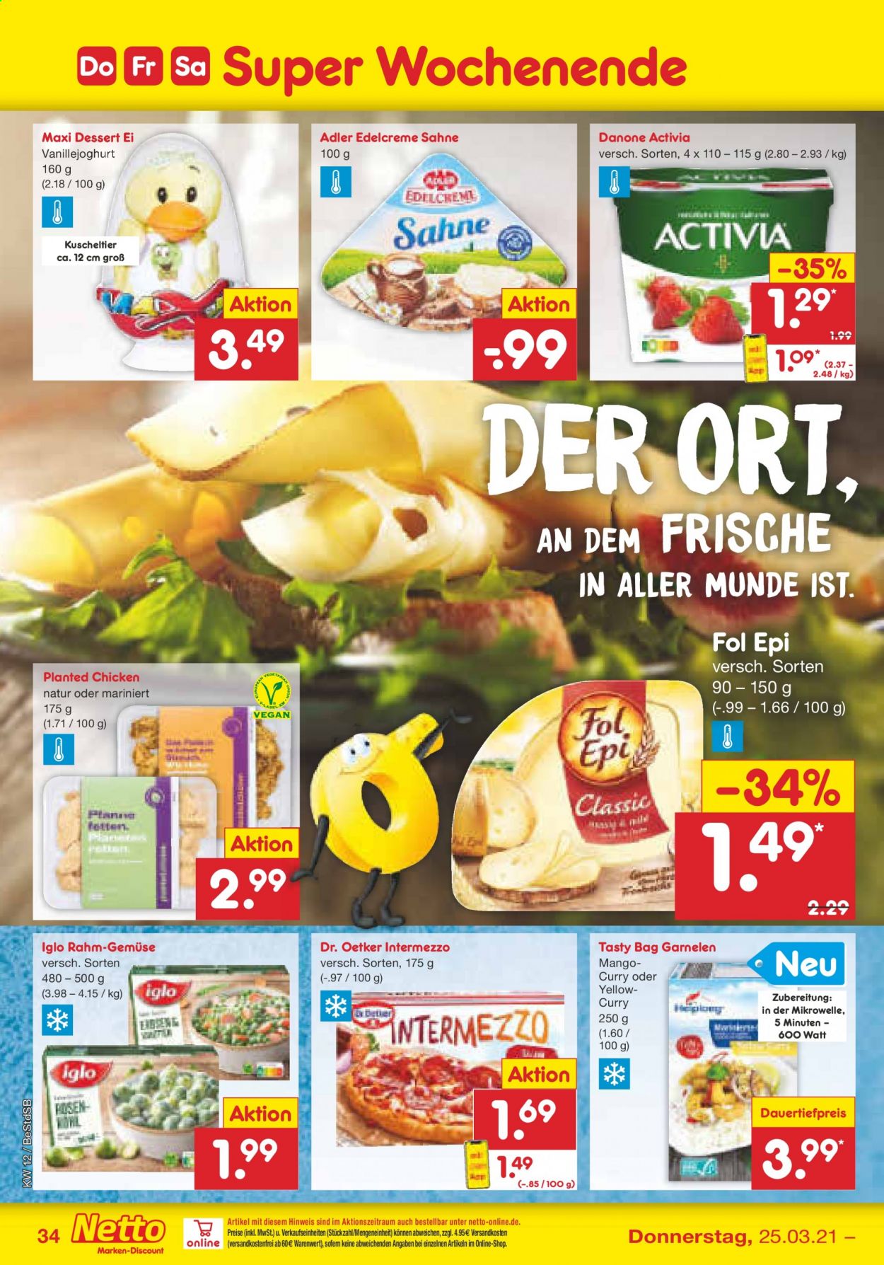 Netto Marken-Discount Prospekte  - 22.03.2021 - 27.03.2021. Seite 34