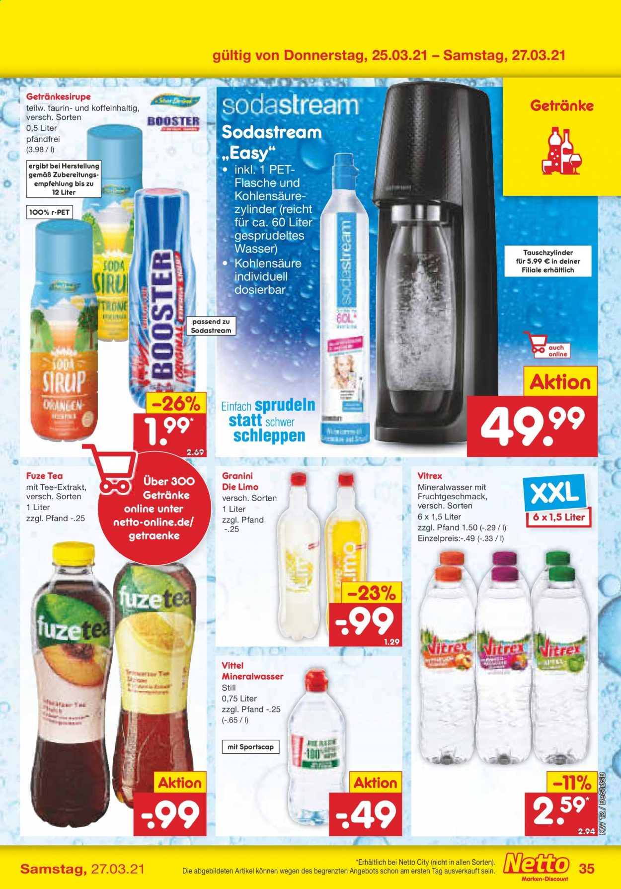 Netto Marken-Discount Prospekte  - 22.03.2021 - 27.03.2021. Seite 35