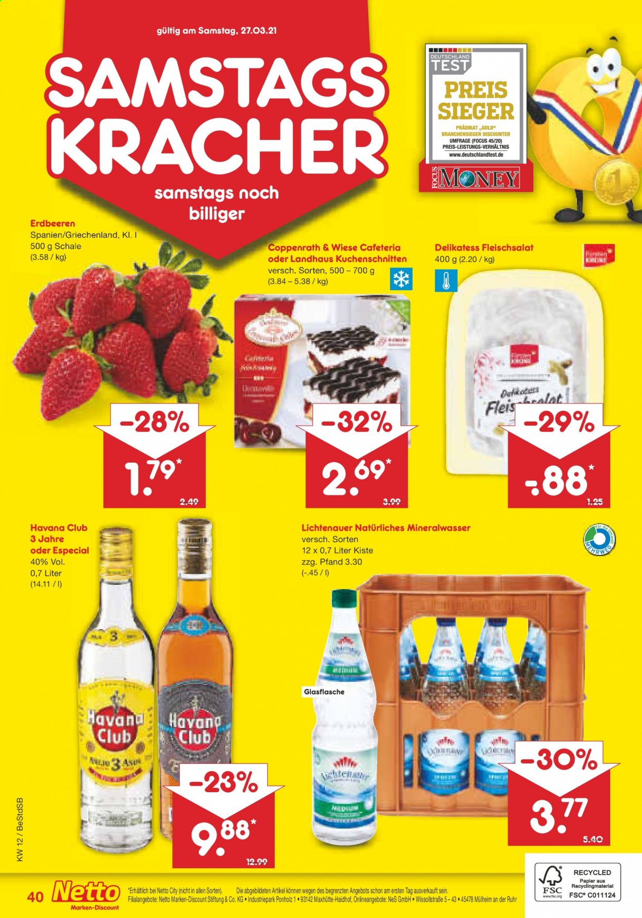 Netto Marken-Discount Prospekte  - 22.03.2021 - 27.03.2021. Seite 40