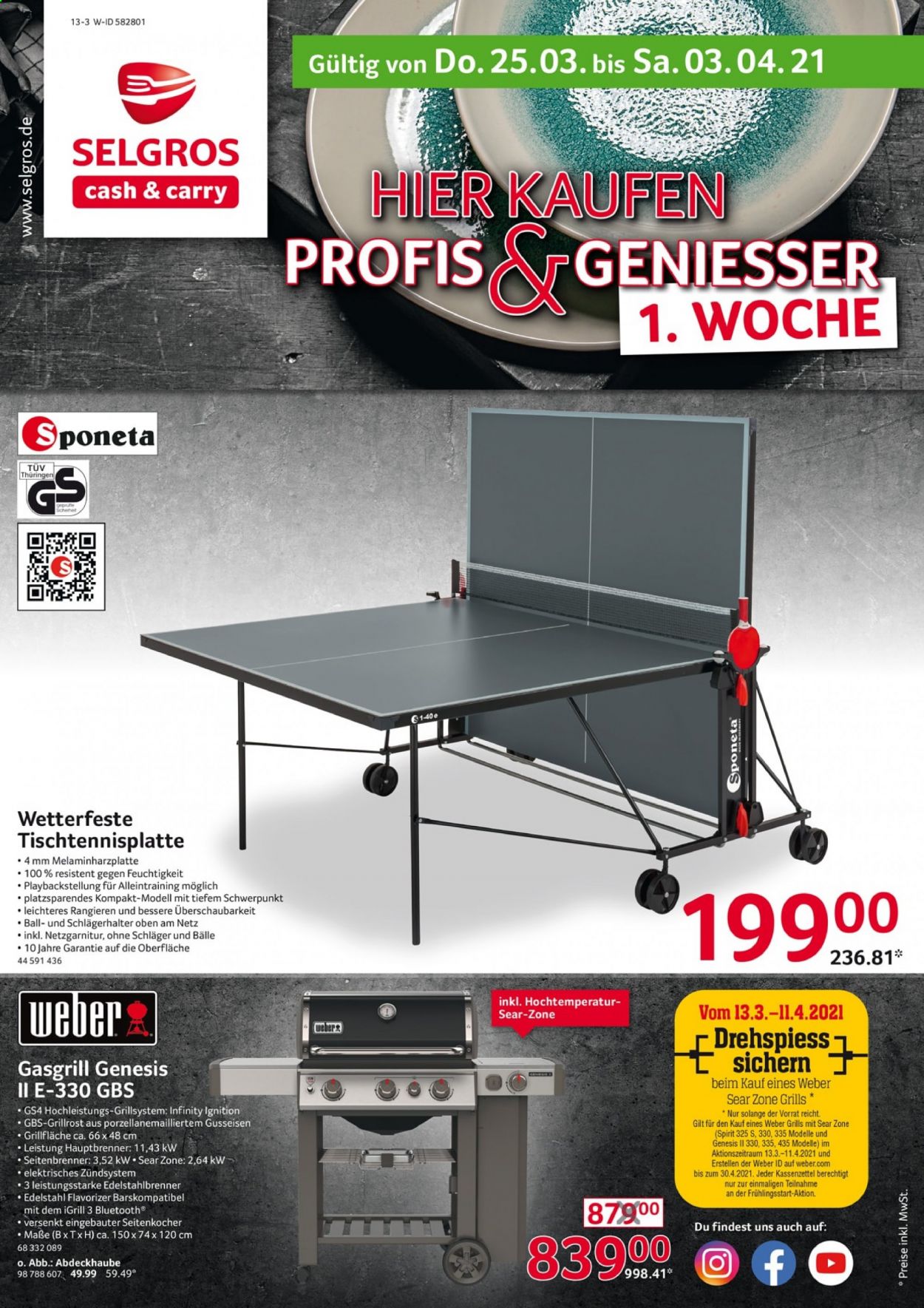 Selgros Prospekte  - 22.03.2021 - 3.04.2021. Seite 1