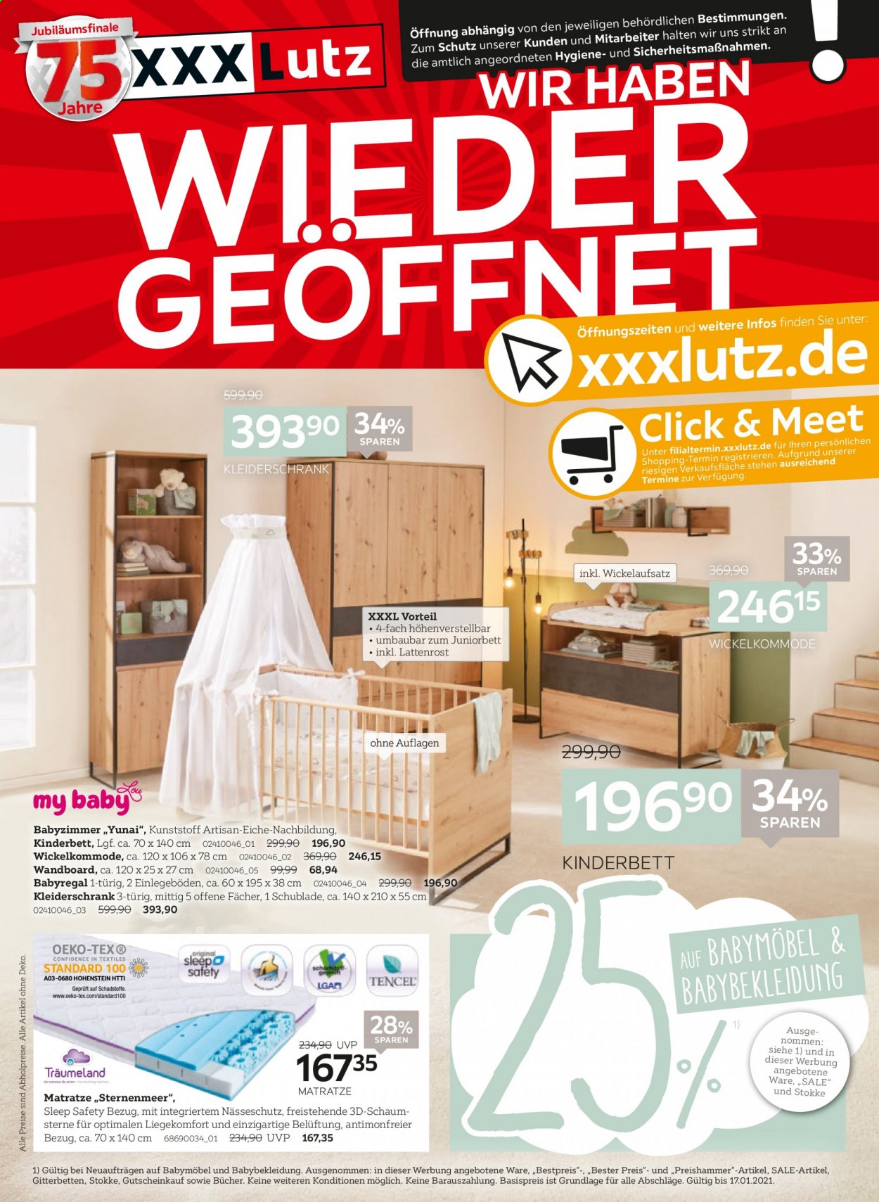 XXXLutz Prospekte  - 22.03.2021 - 4.04.2021. Seite 1