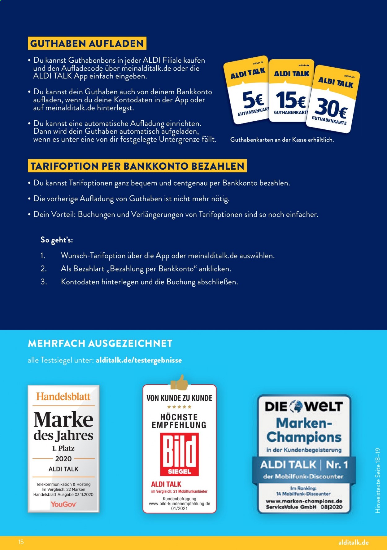 ALDI SÜD Prospekte . Seite 15