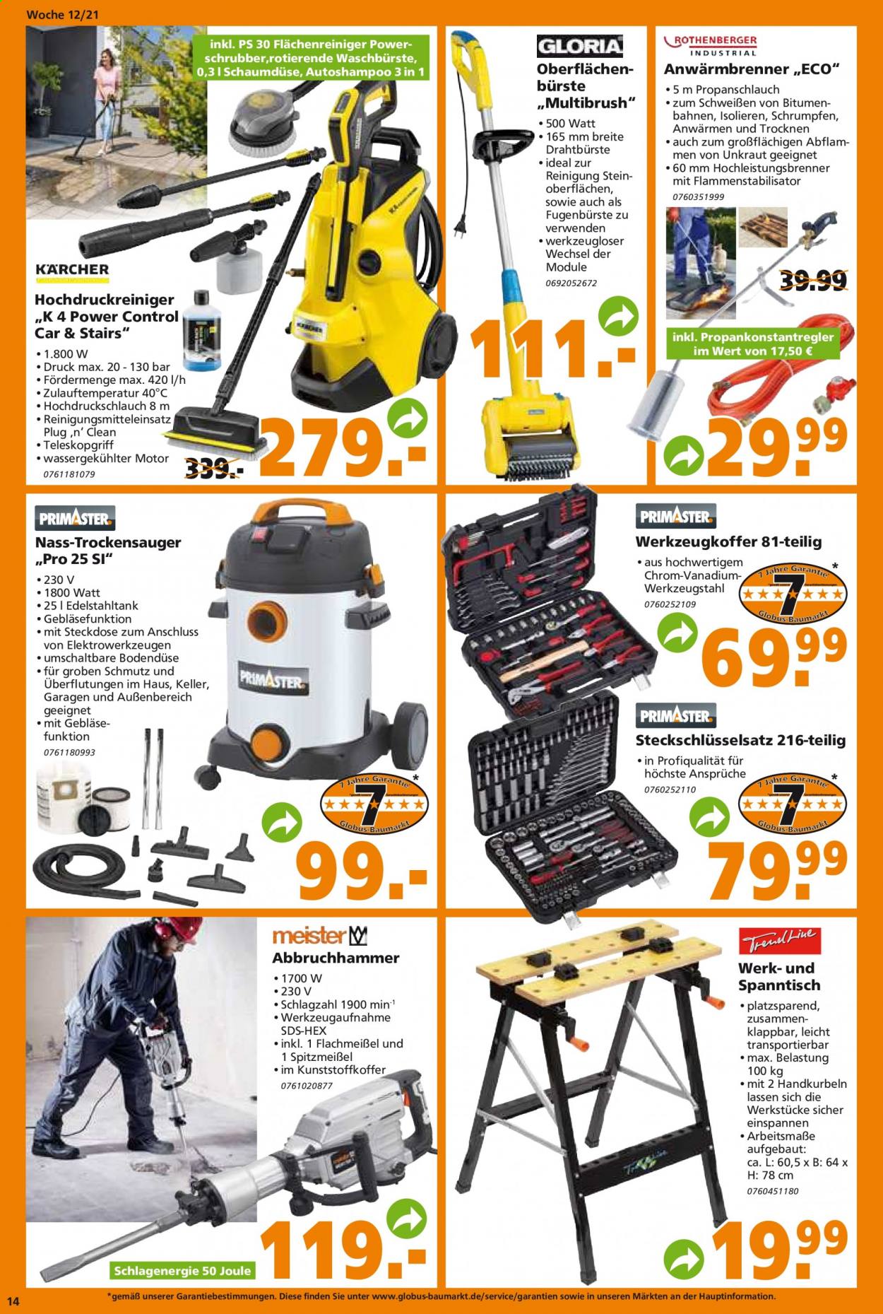 Globus Baumarkt Prospekte  - 22.03.2021 - 27.03.2021. Seite 14