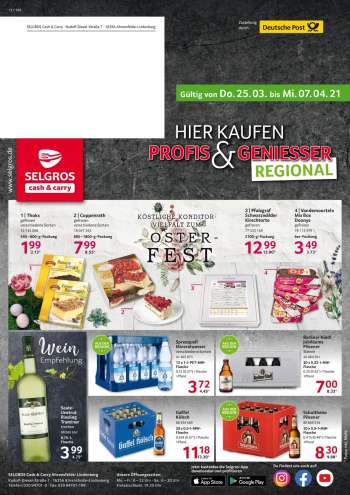 Prospekte Selgros - 25.3.2021 - 7.4.2021.