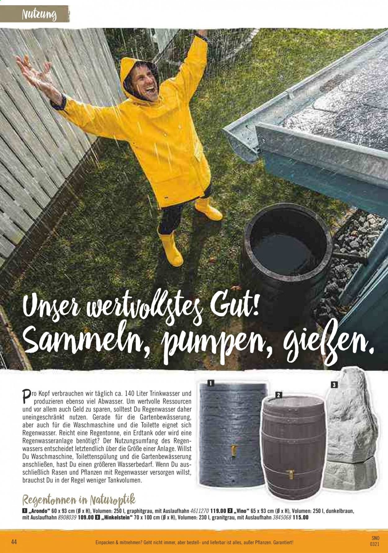 Hornbach Prospekte  - 24.03.2021 - 22.04.2021. Seite 44