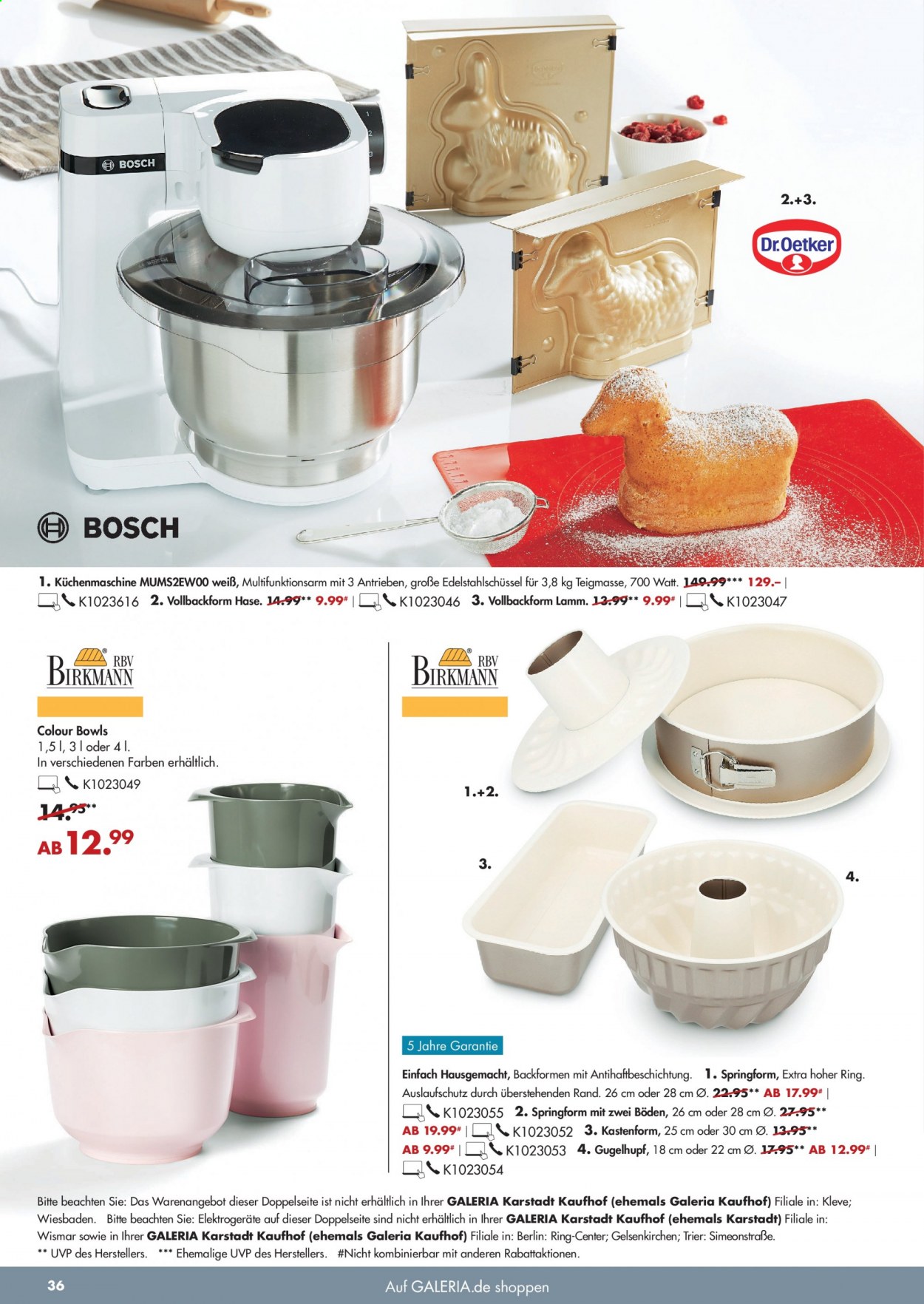 GALERIA Karstadt Kaufhof Prospekte  - 24.03.2021 - 30.03.2021. Seite 36