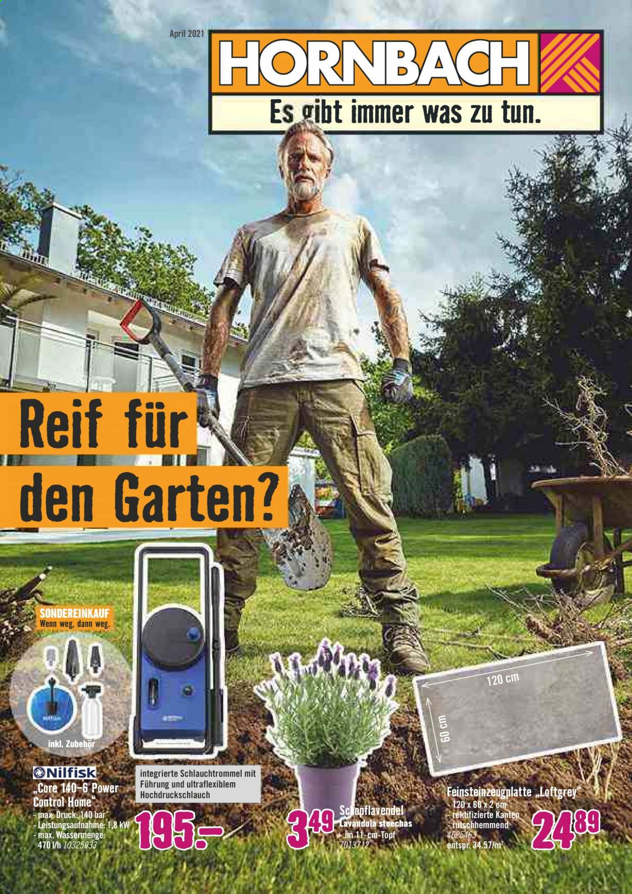 Hornbach Prospekte  - 1.04.2021 - 30.04.2021. Seite 1