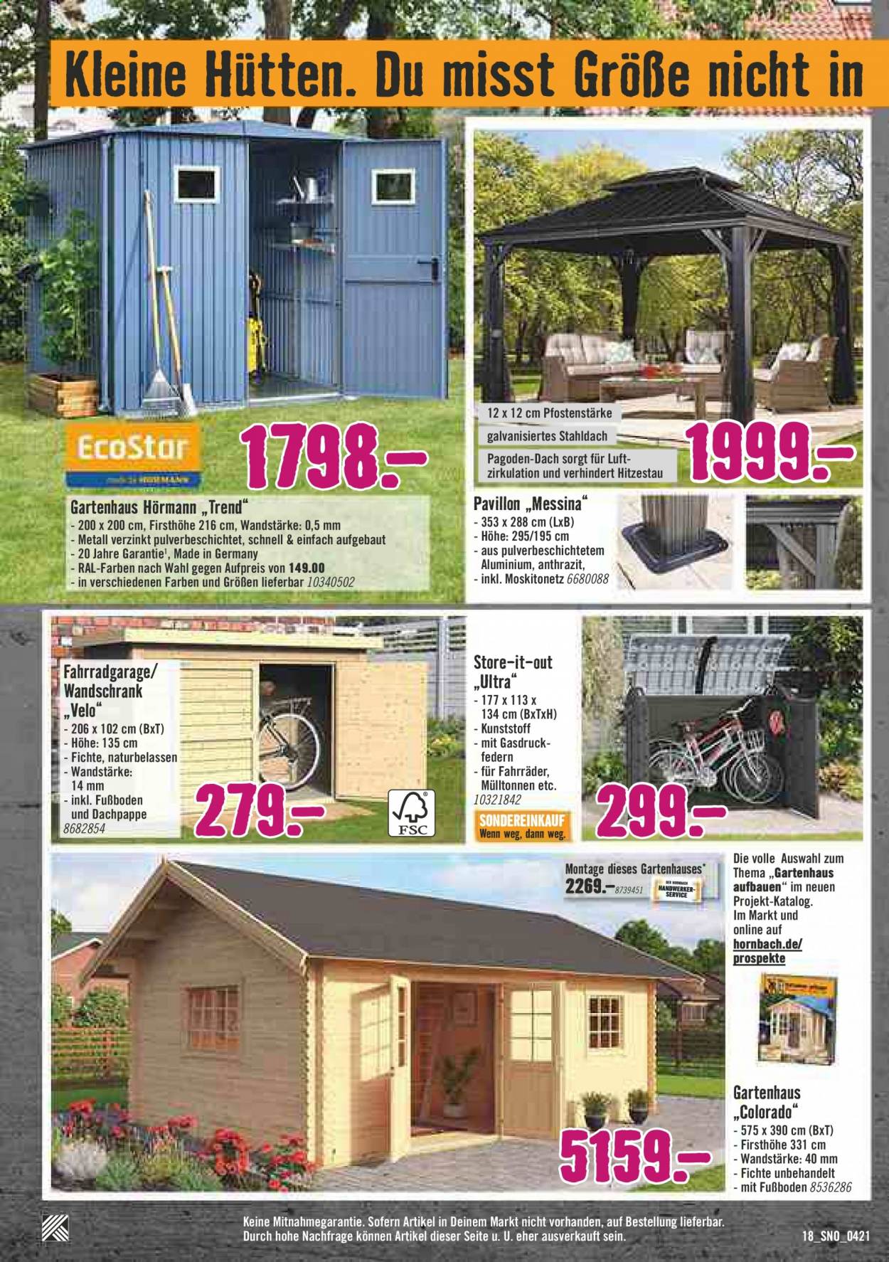 Hornbach Prospekte  - 1.04.2021 - 30.04.2021. Seite 18