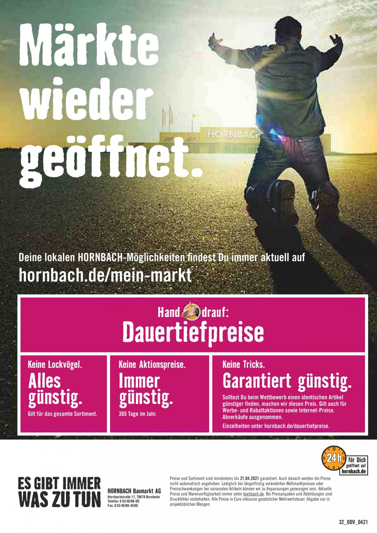 Hornbach Prospekte  - 1.04.2021 - 30.04.2021. Seite 32