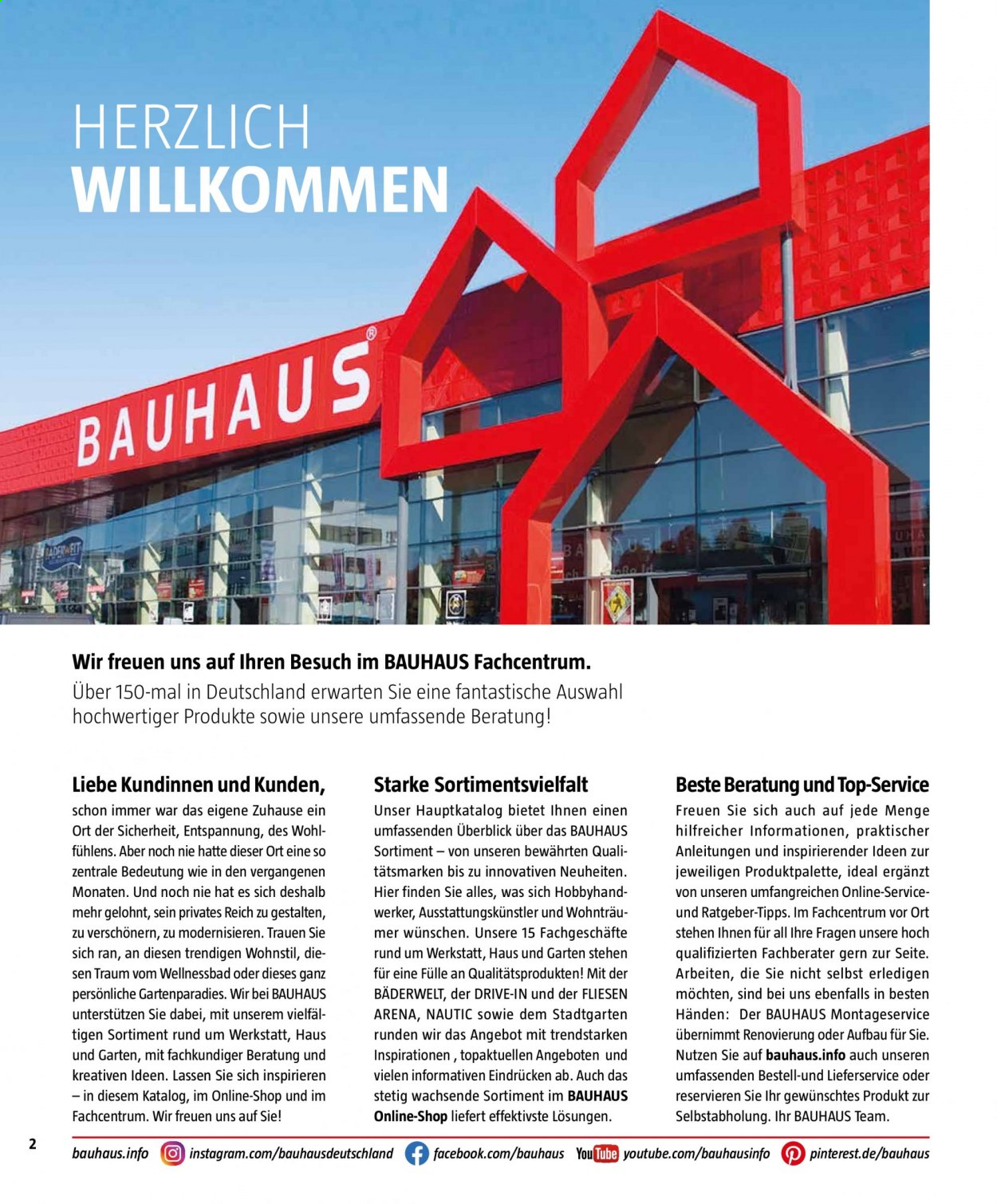 Bauhaus Prospekte . Seite 2