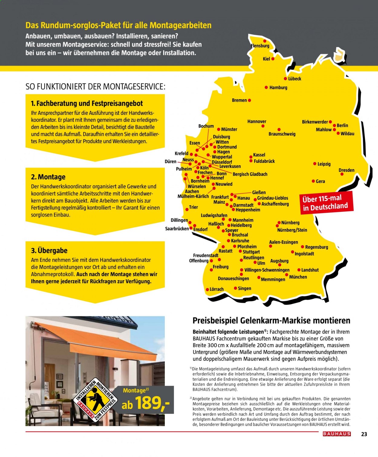 Bauhaus Prospekte . Seite 23