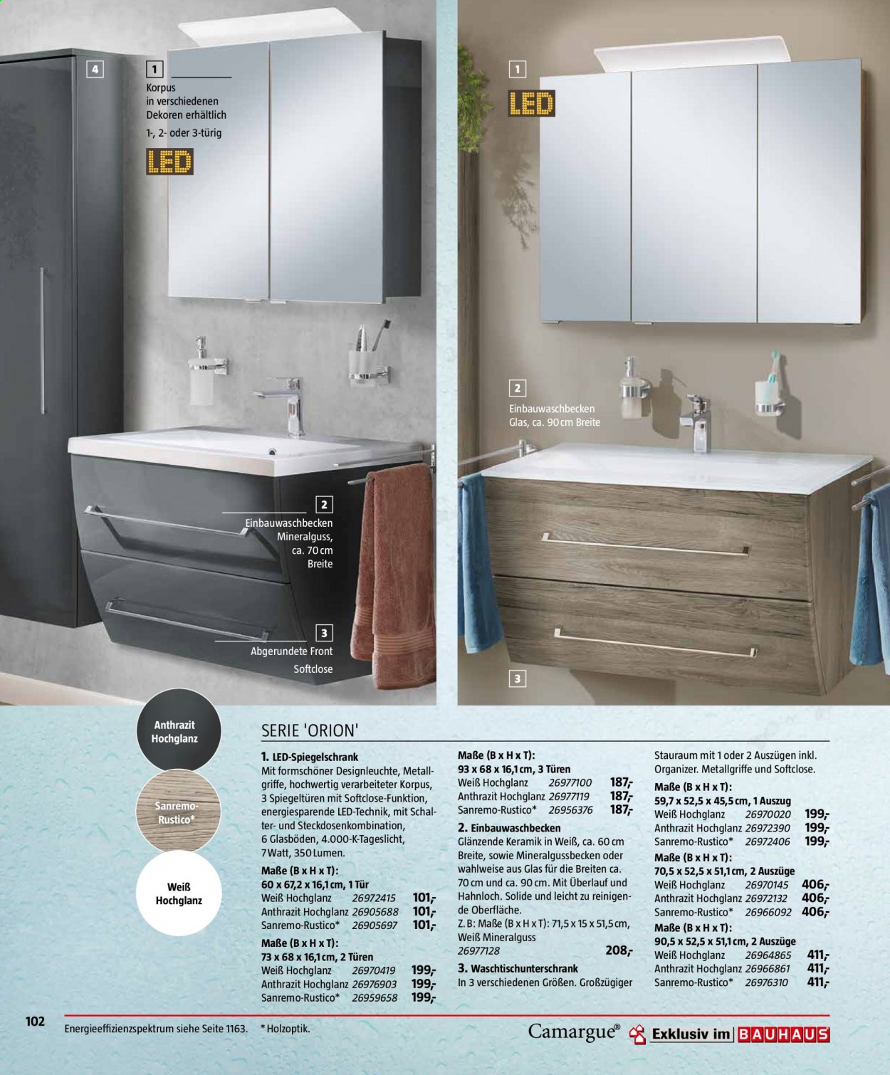 Bauhaus Prospekte . Seite 102