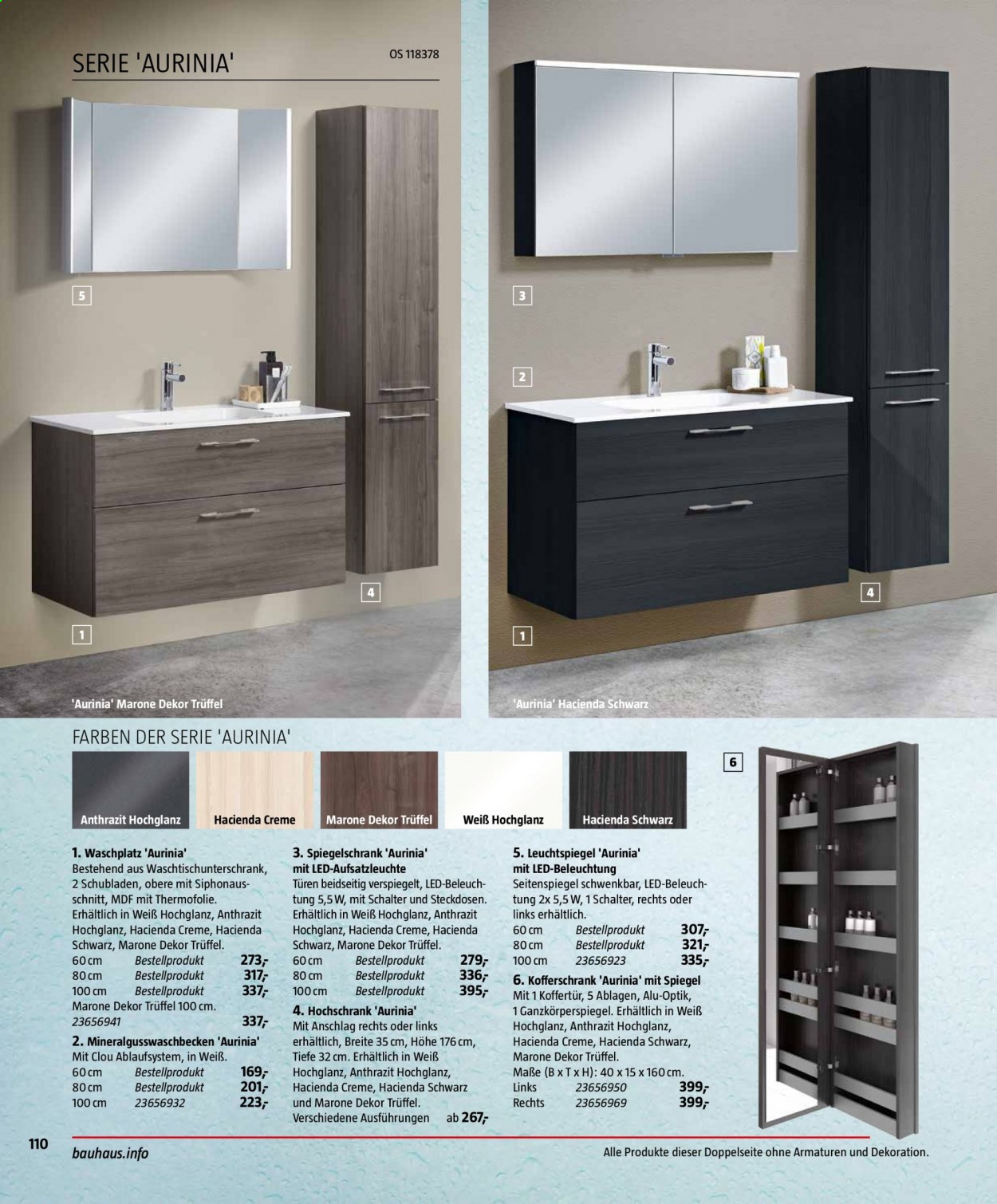 Bauhaus Prospekte . Seite 110