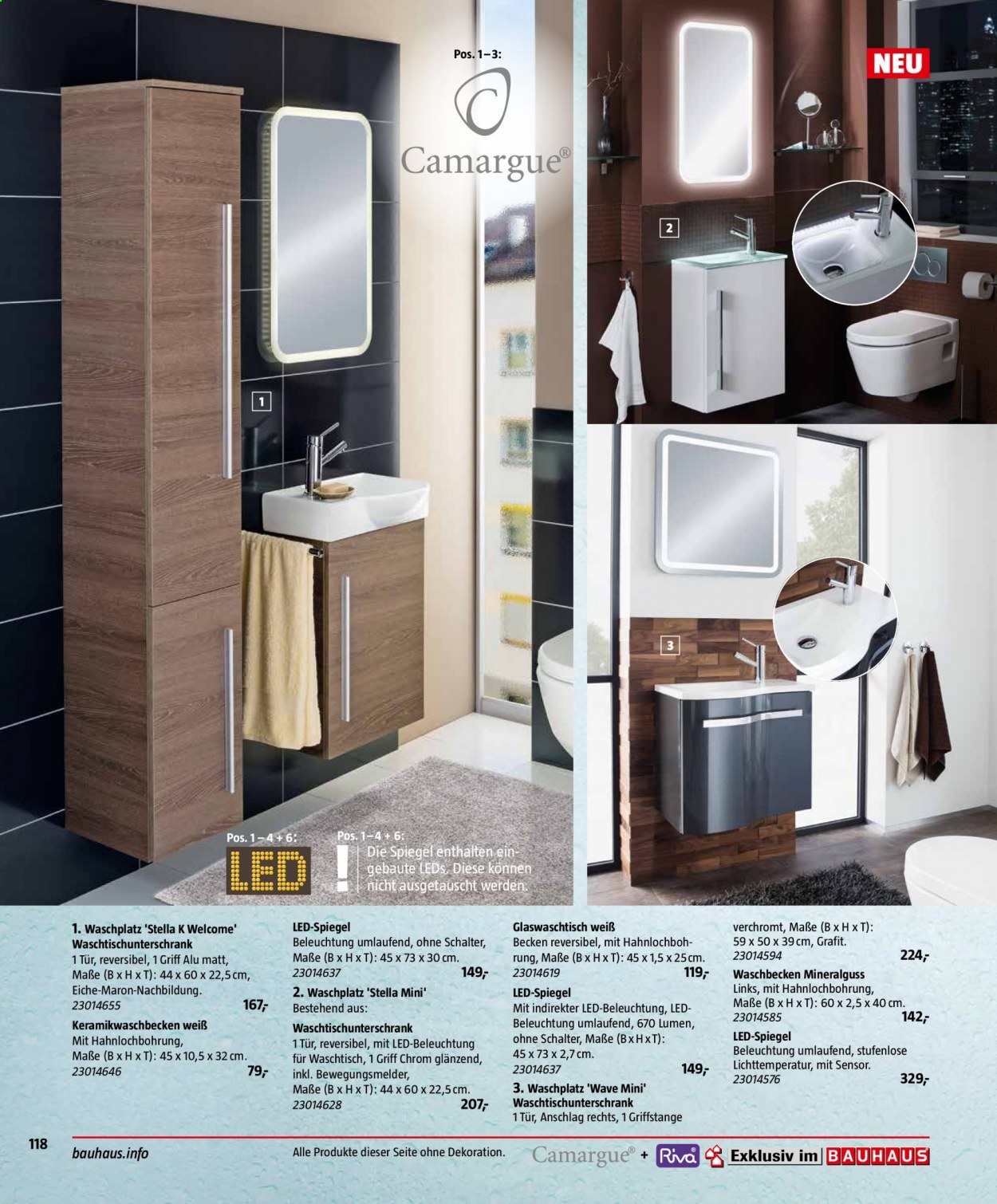 Bauhaus Prospekte . Seite 118