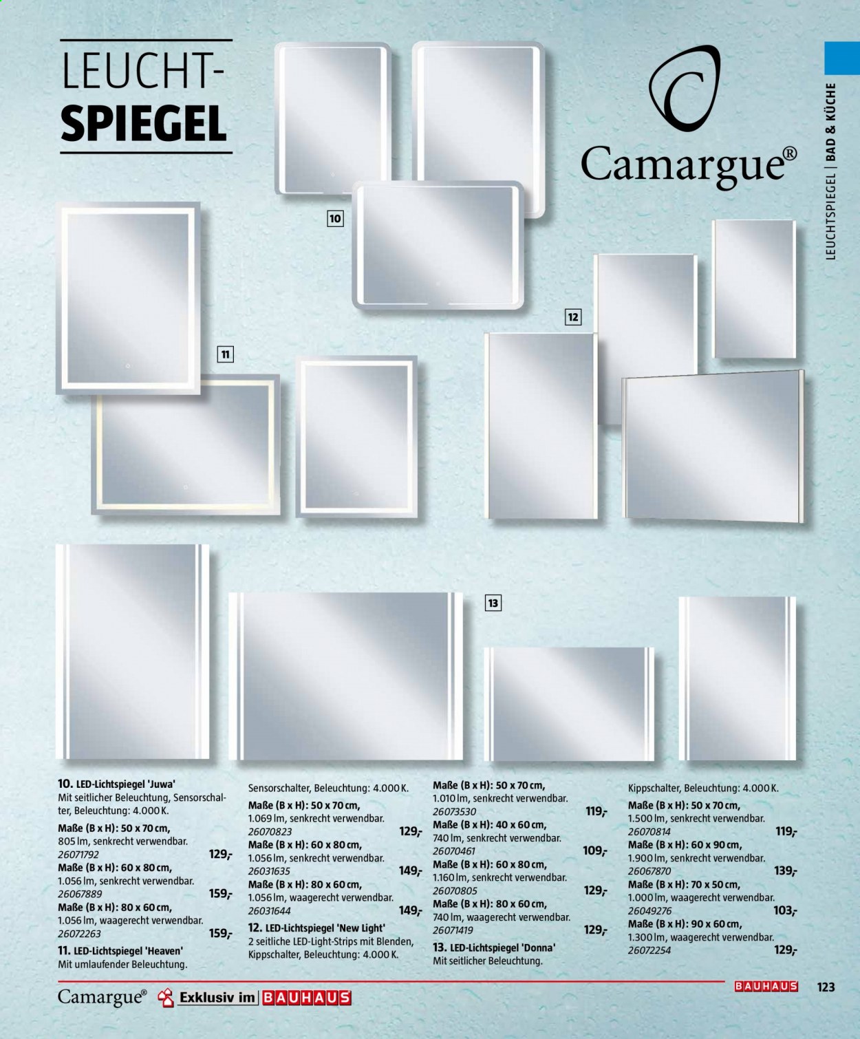 Bauhaus Prospekte . Seite 123