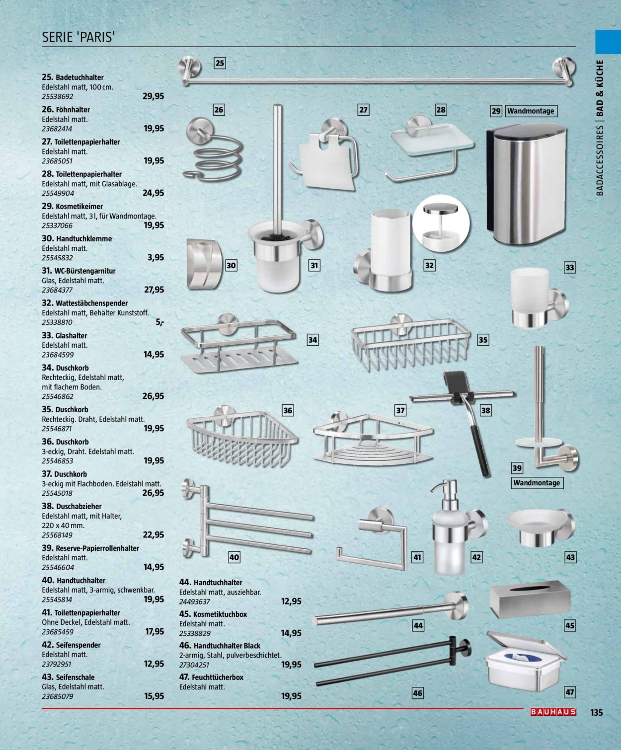 Bauhaus Prospekte . Seite 135