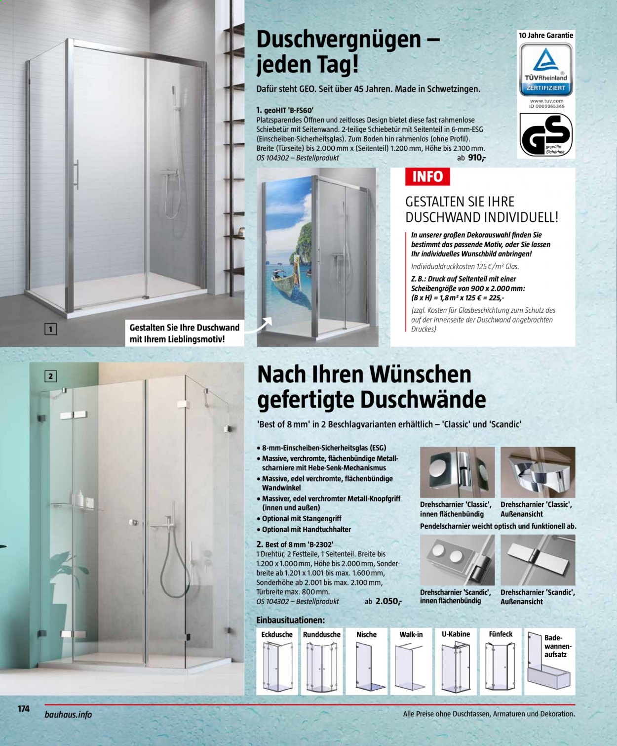 Bauhaus Prospekte . Seite 174