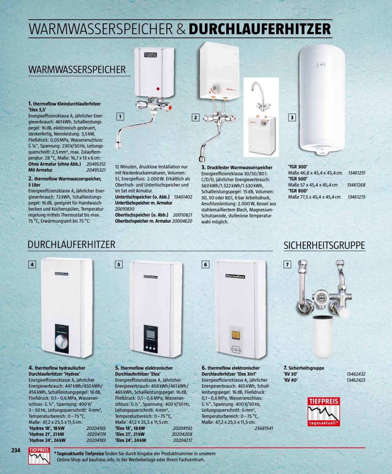 Bauhaus Prospekte . Seite 234