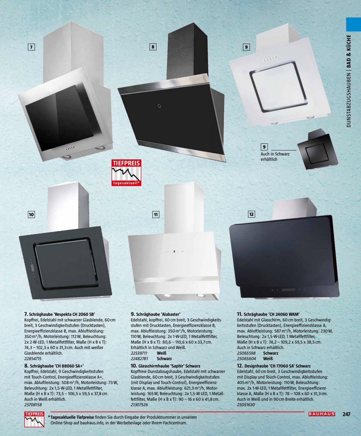 Bauhaus Prospekte . Seite 247