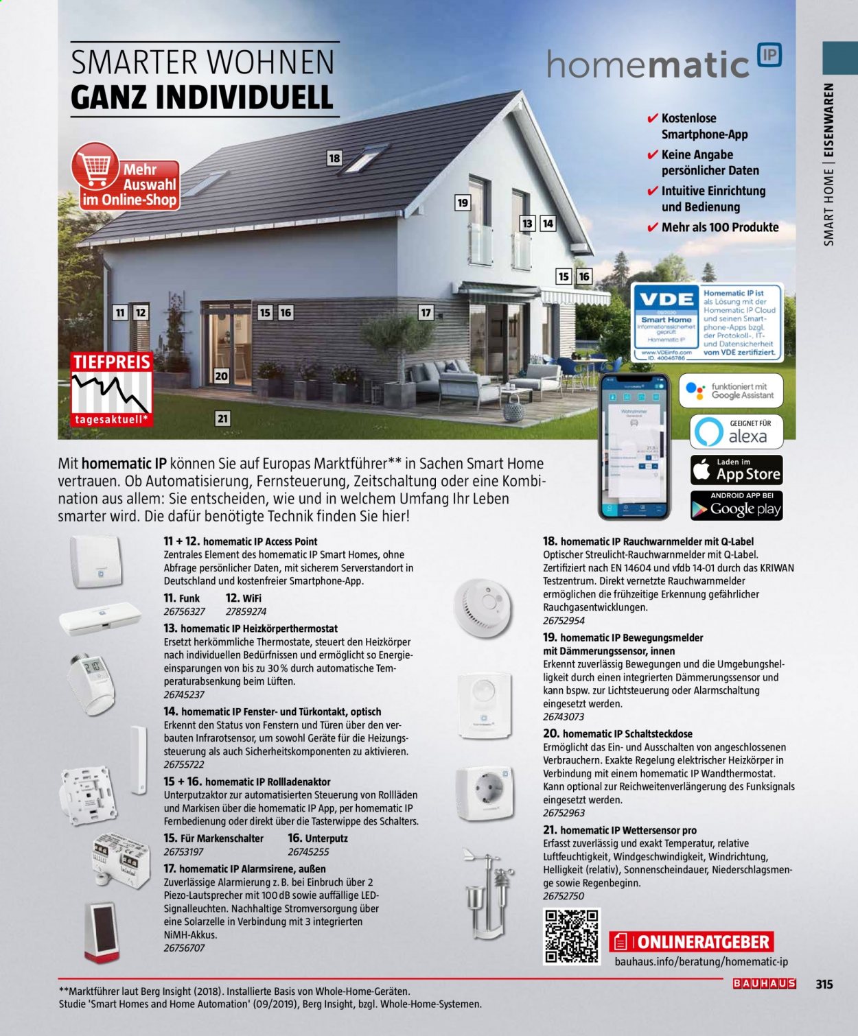 Bauhaus Prospekte . Seite 315