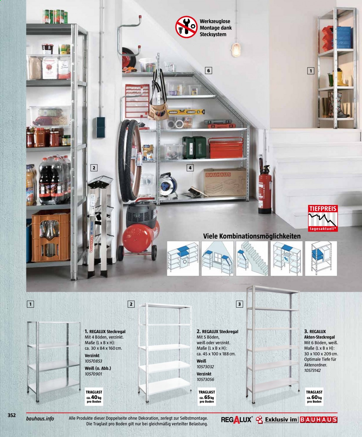 Bauhaus Prospekte . Seite 352