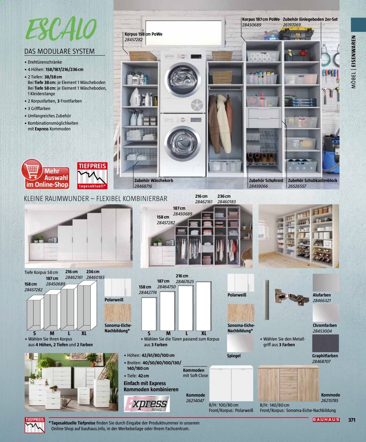 Bauhaus Prospekte . Seite 371