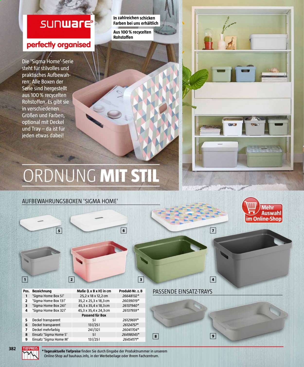 Bauhaus Prospekte . Seite 382