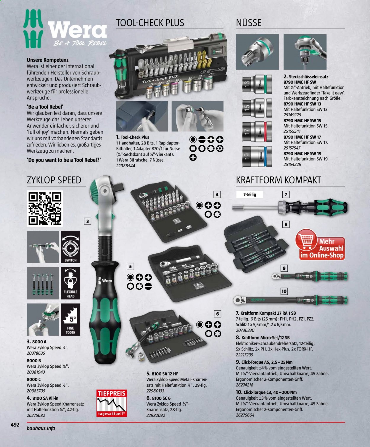 Bauhaus Prospekte . Seite 492