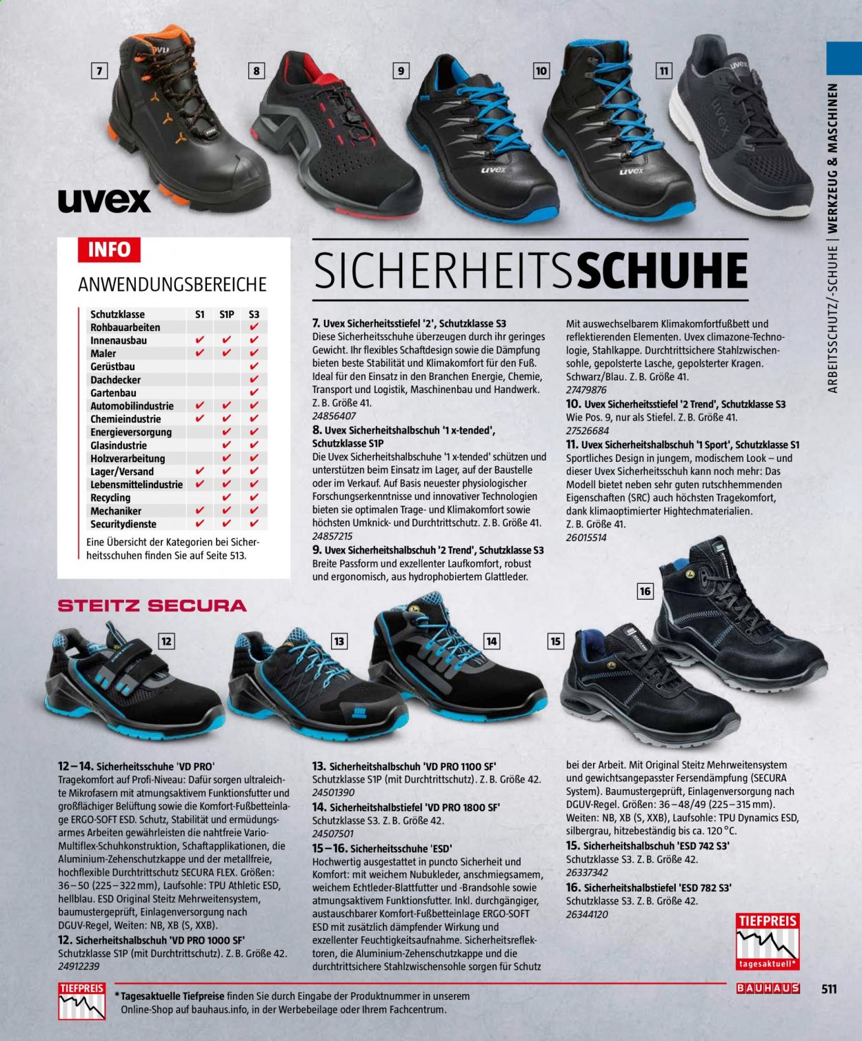 Bauhaus Prospekte . Seite 511