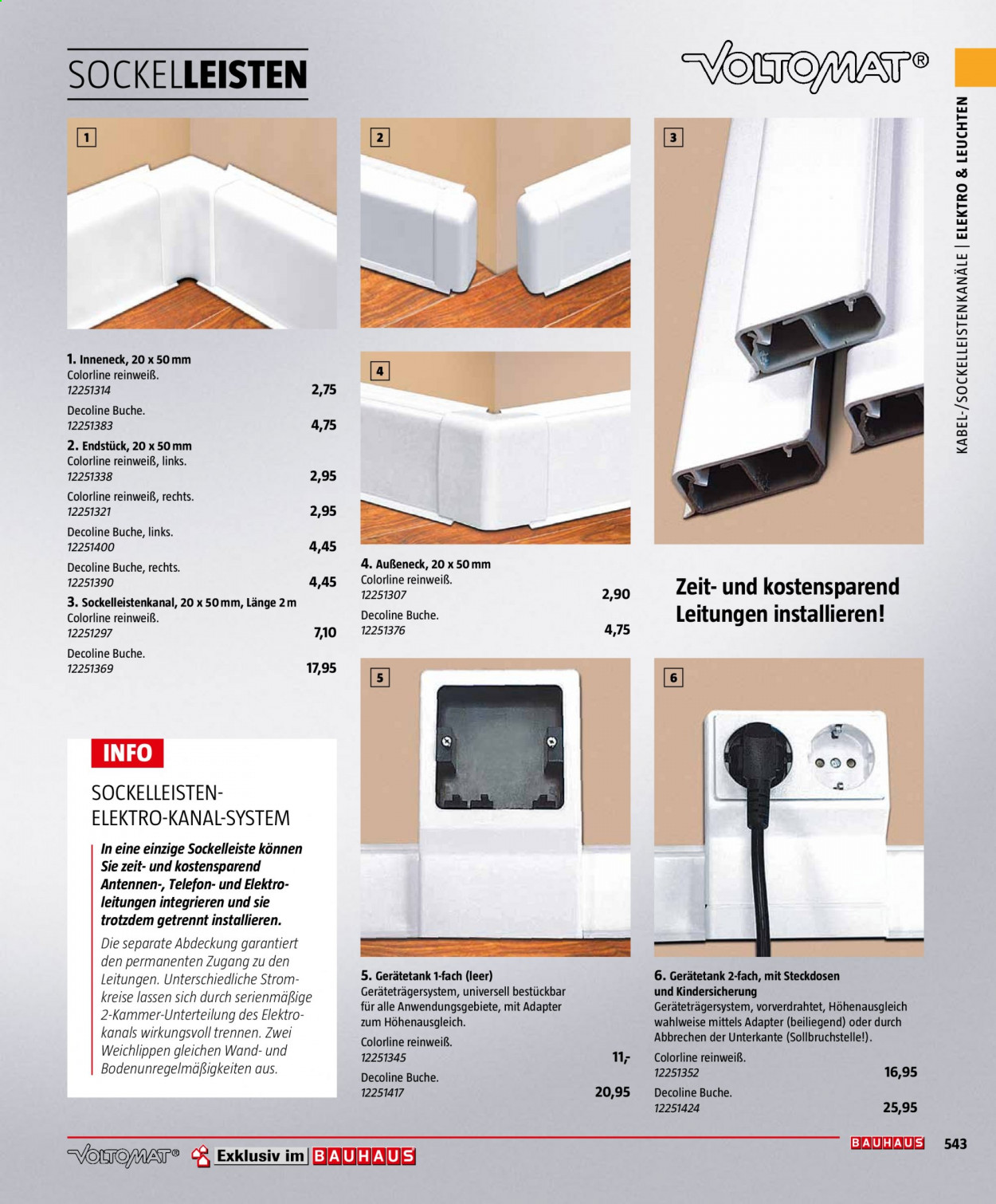 Bauhaus Prospekte . Seite 543