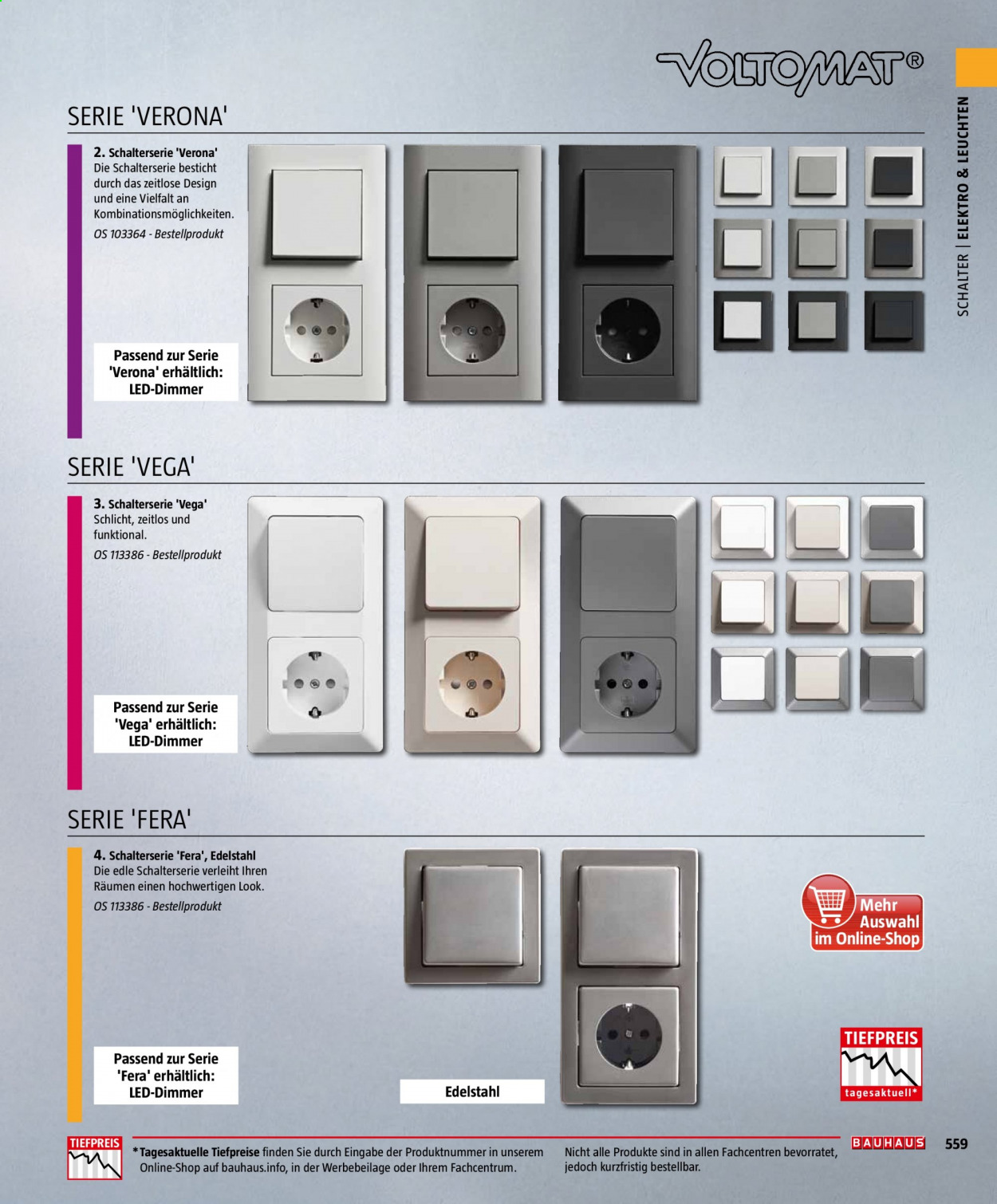 Bauhaus Prospekte . Seite 559