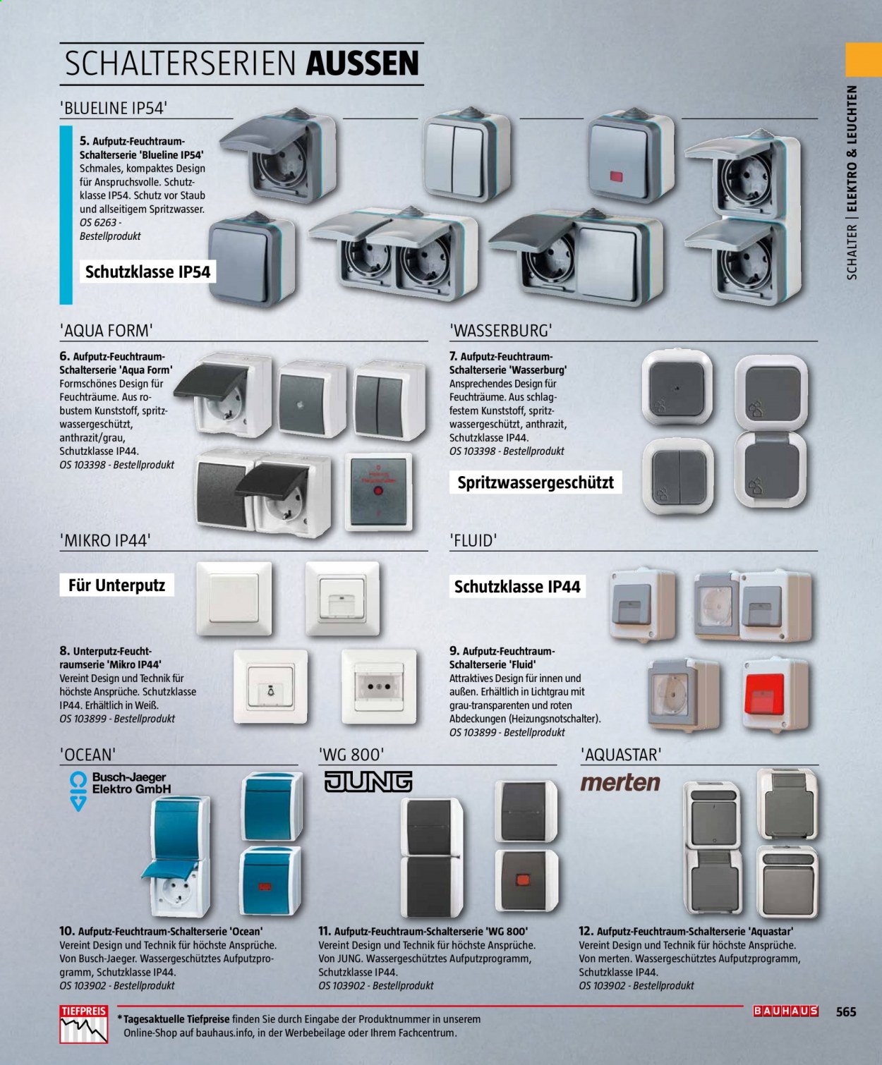 Bauhaus Prospekte . Seite 565