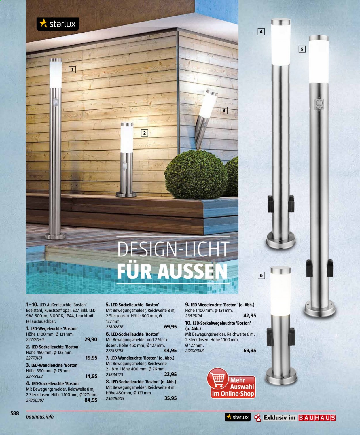 Bauhaus Prospekte . Seite 588
