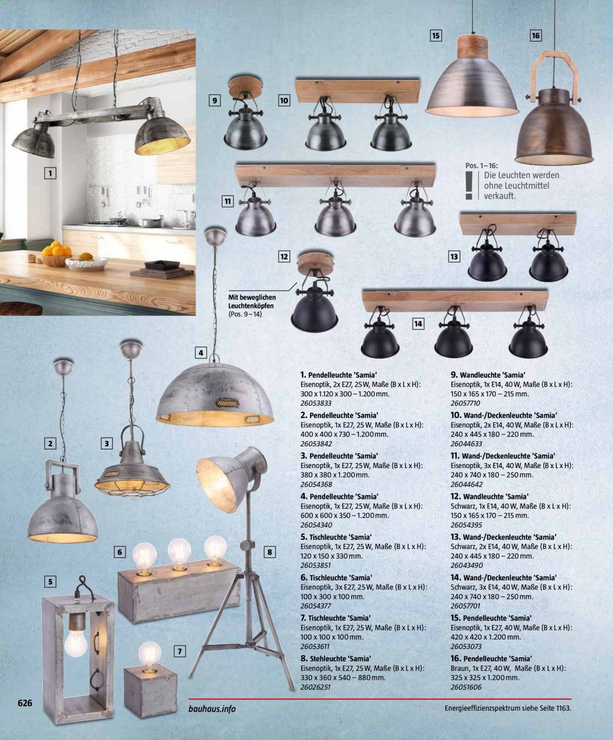 Bauhaus Prospekte . Seite 626