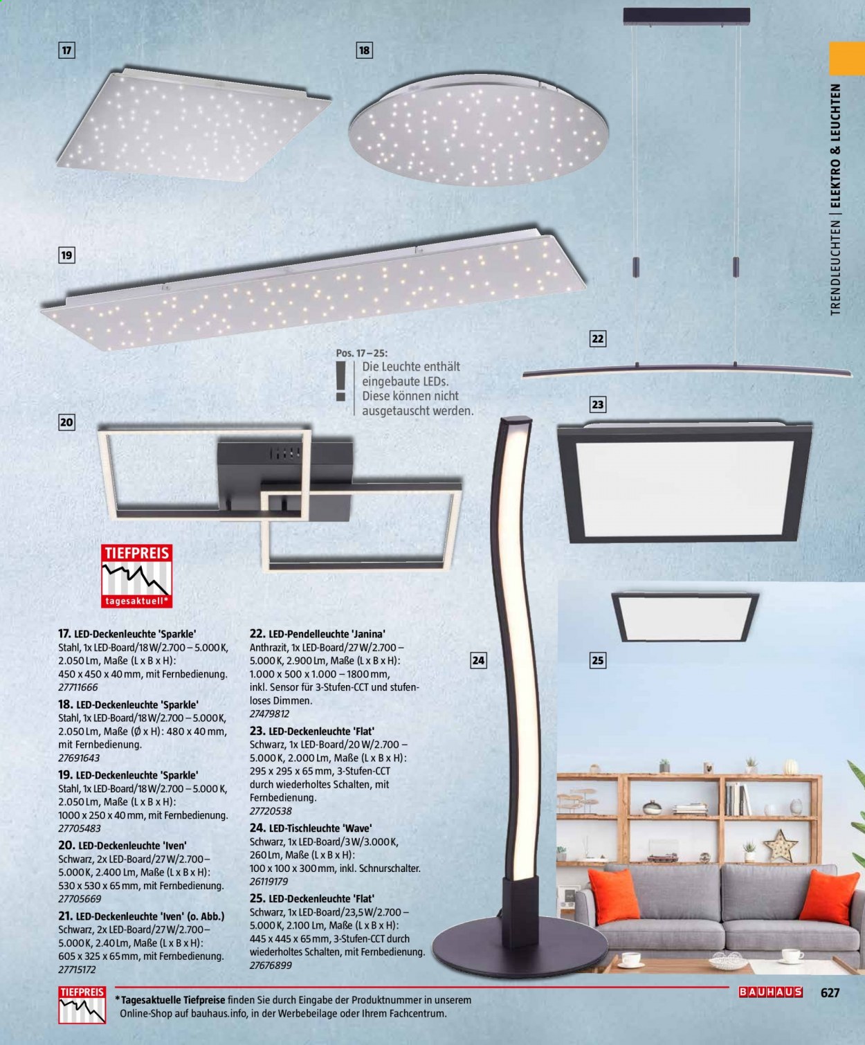 Bauhaus Prospekte . Seite 627