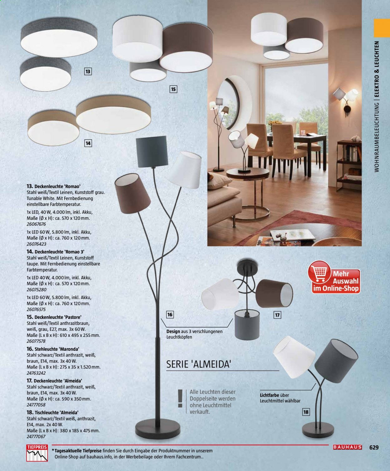 Bauhaus Prospekte . Seite 629