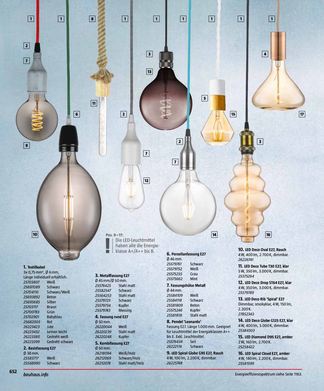Bauhaus Prospekte . Seite 652