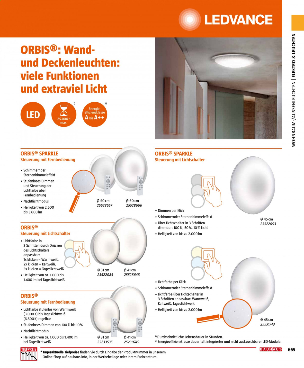 Bauhaus Prospekte . Seite 665