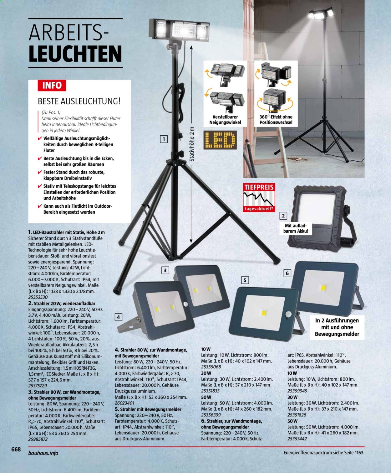 Bauhaus Prospekte . Seite 668