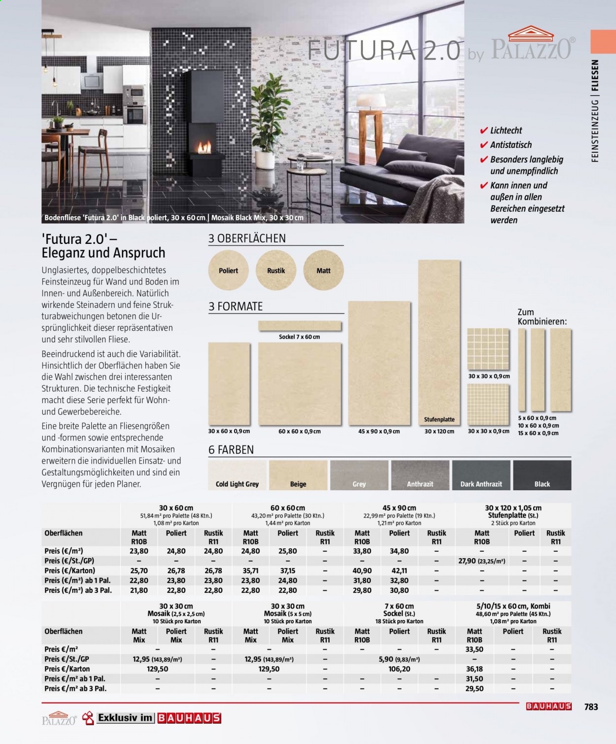 Bauhaus Prospekte . Seite 783
