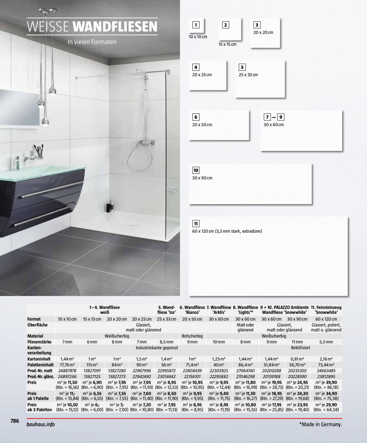 Bauhaus Prospekte . Seite 786