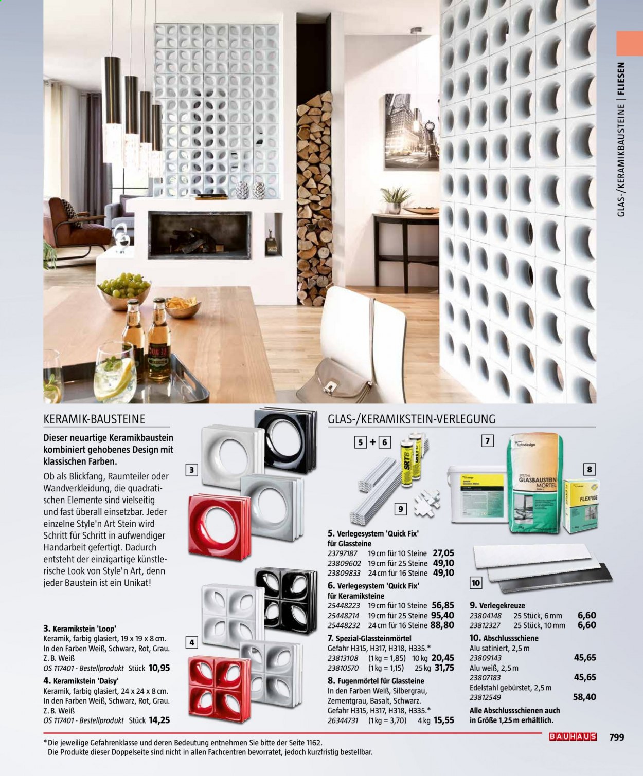 Bauhaus Prospekte . Seite 799