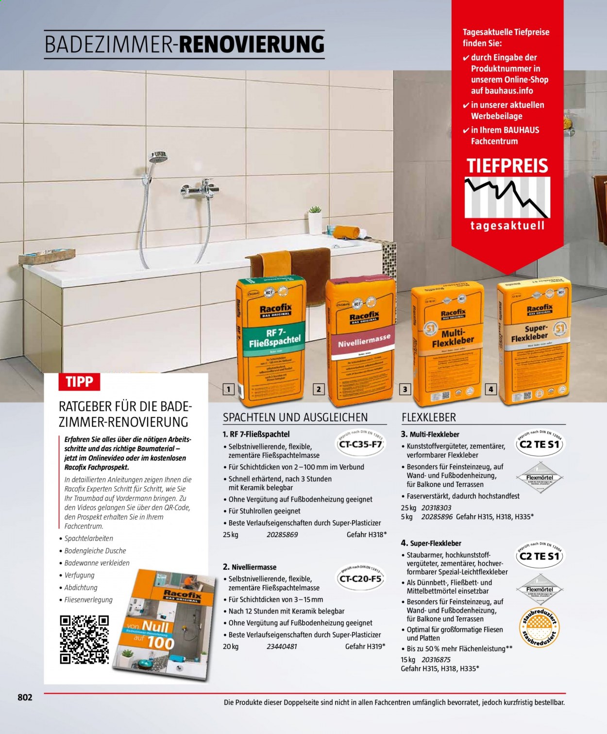 Bauhaus Prospekte . Seite 802