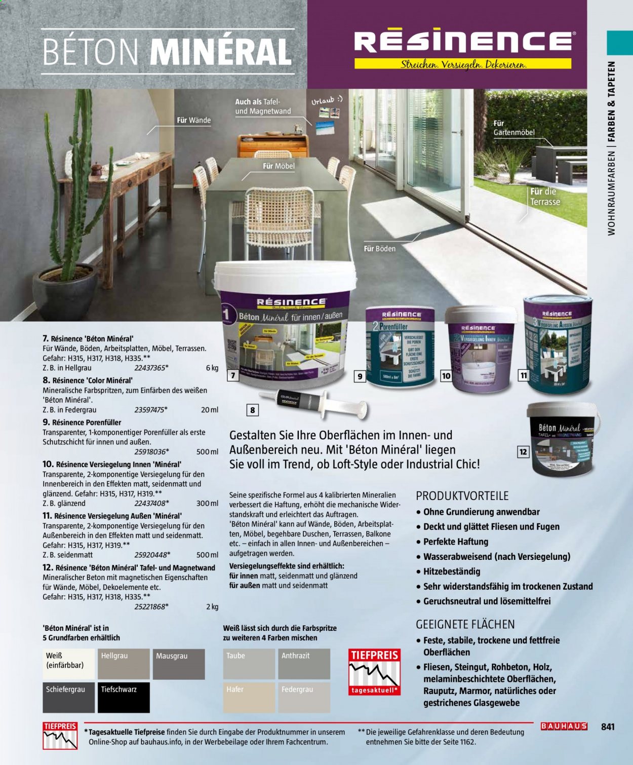 Bauhaus Prospekte . Seite 841