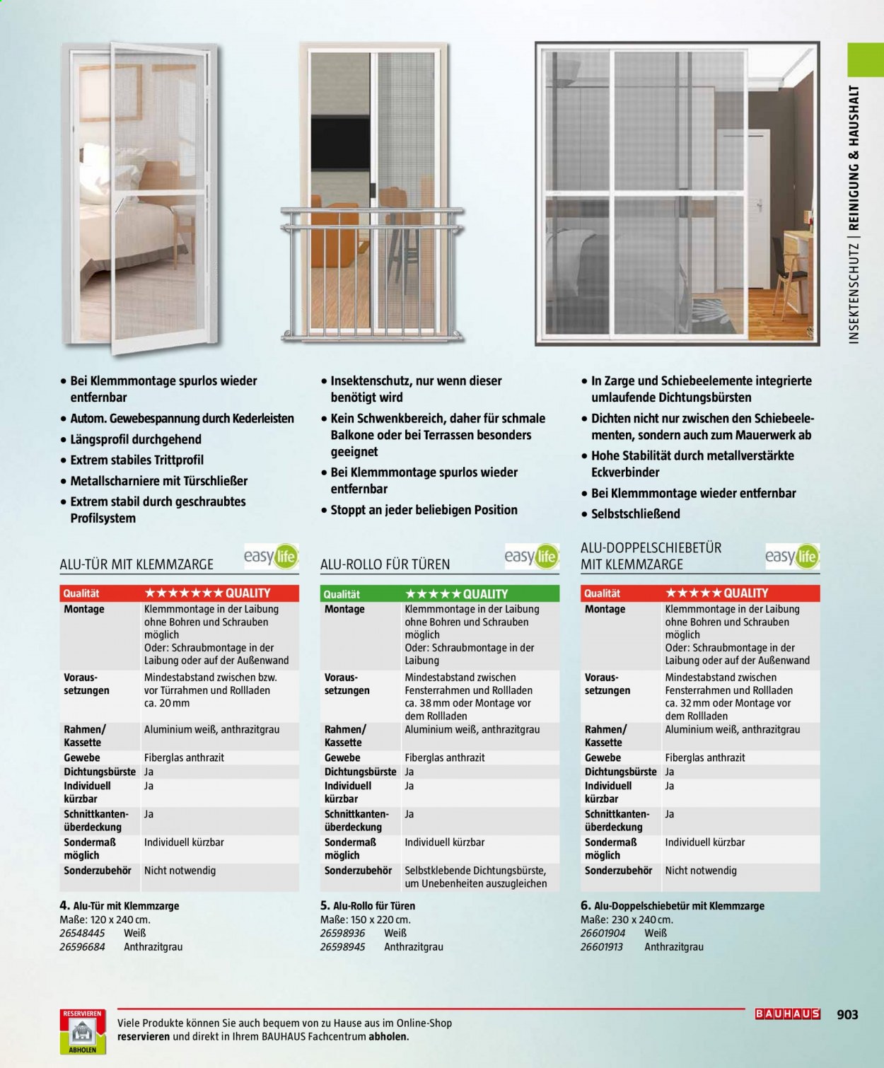 Bauhaus Prospekte . Seite 903