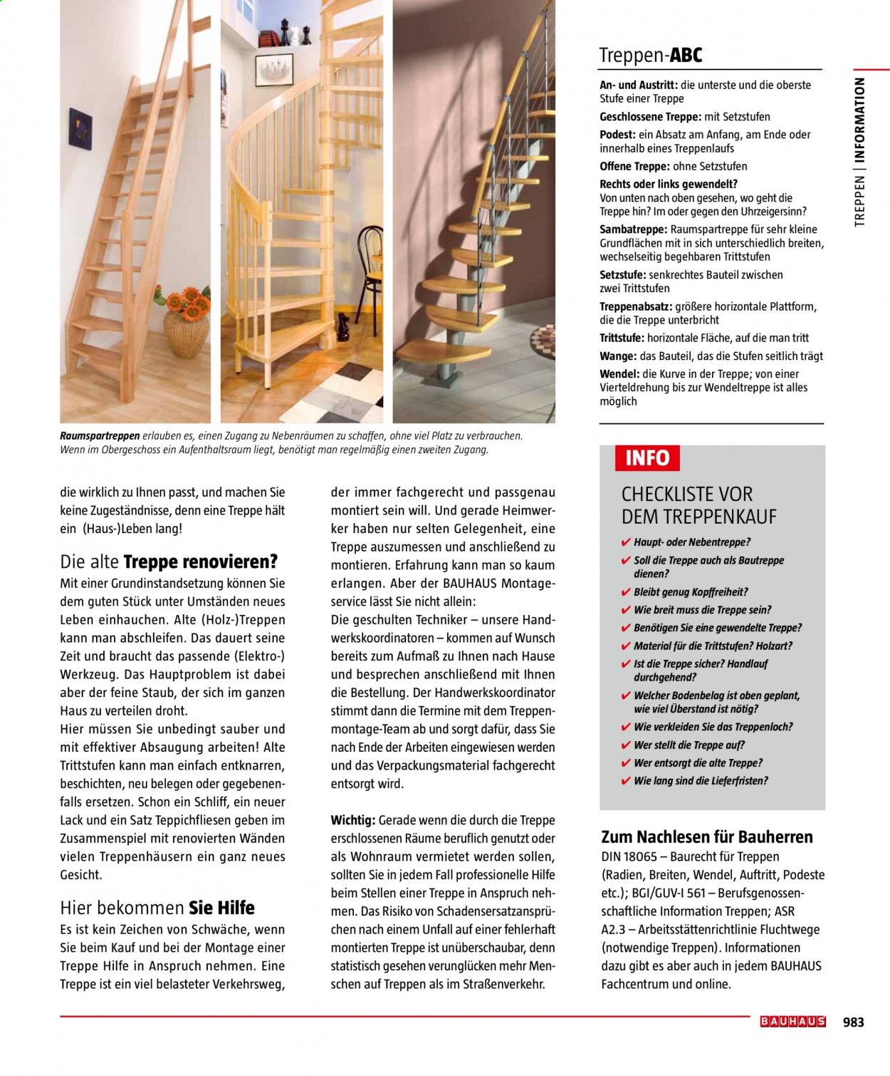 Bauhaus Prospekte . Seite 983