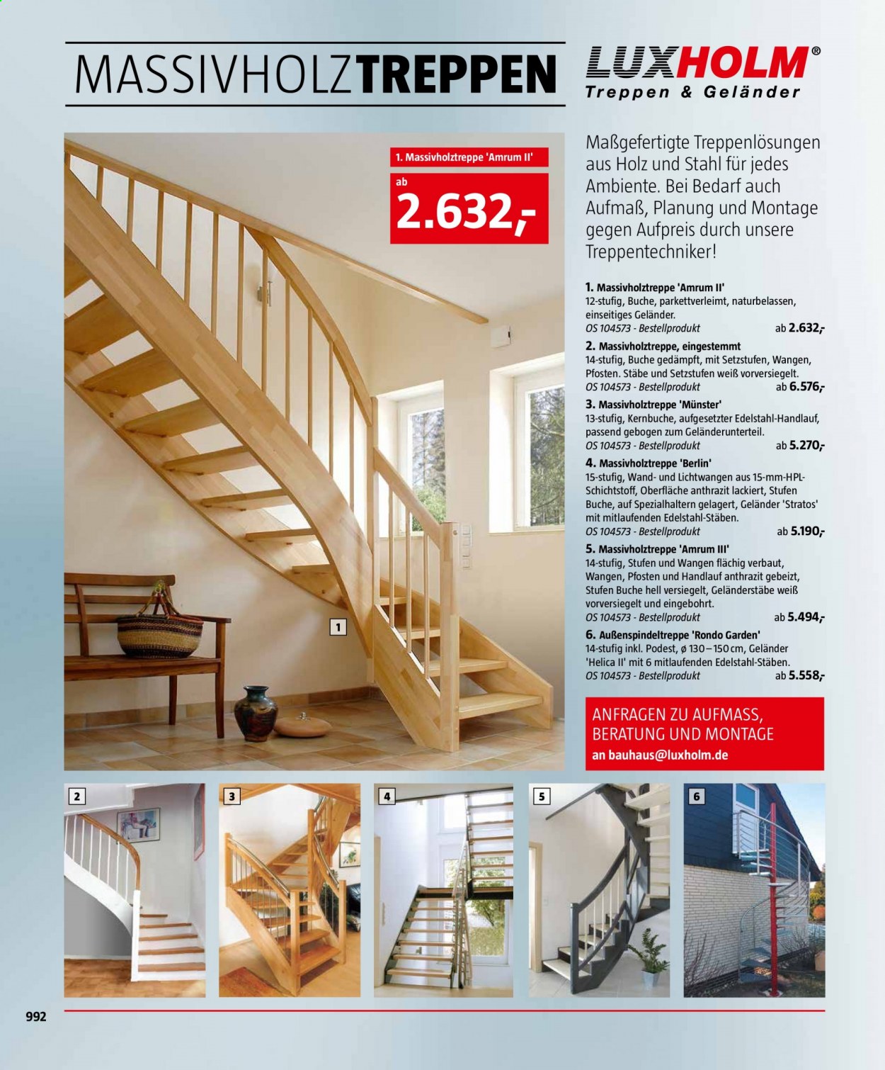 Bauhaus Prospekte . Seite 992