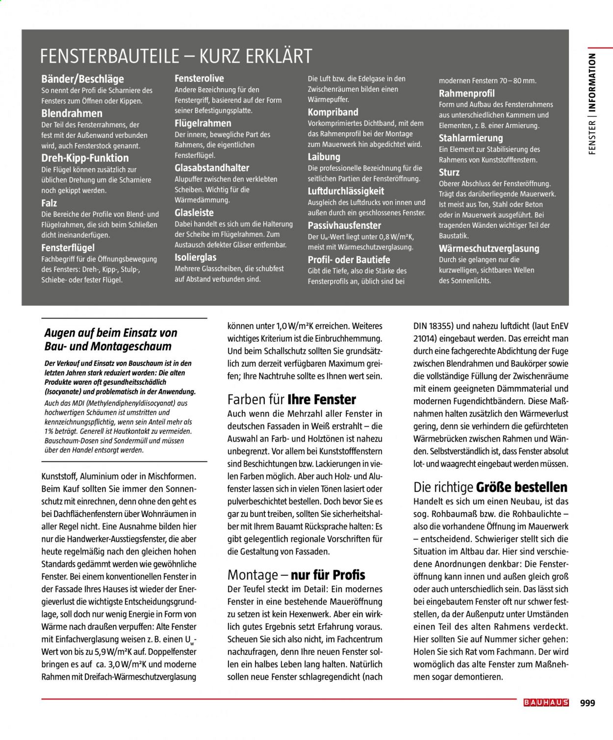 Bauhaus Prospekte . Seite 999