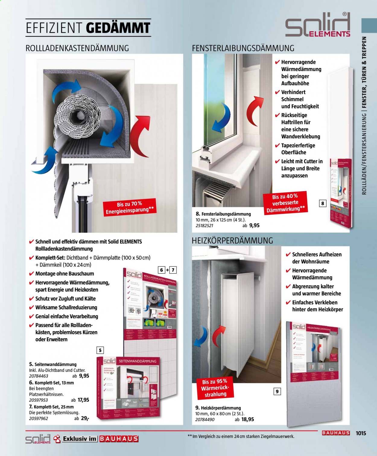 Bauhaus Prospekte . Seite 1015