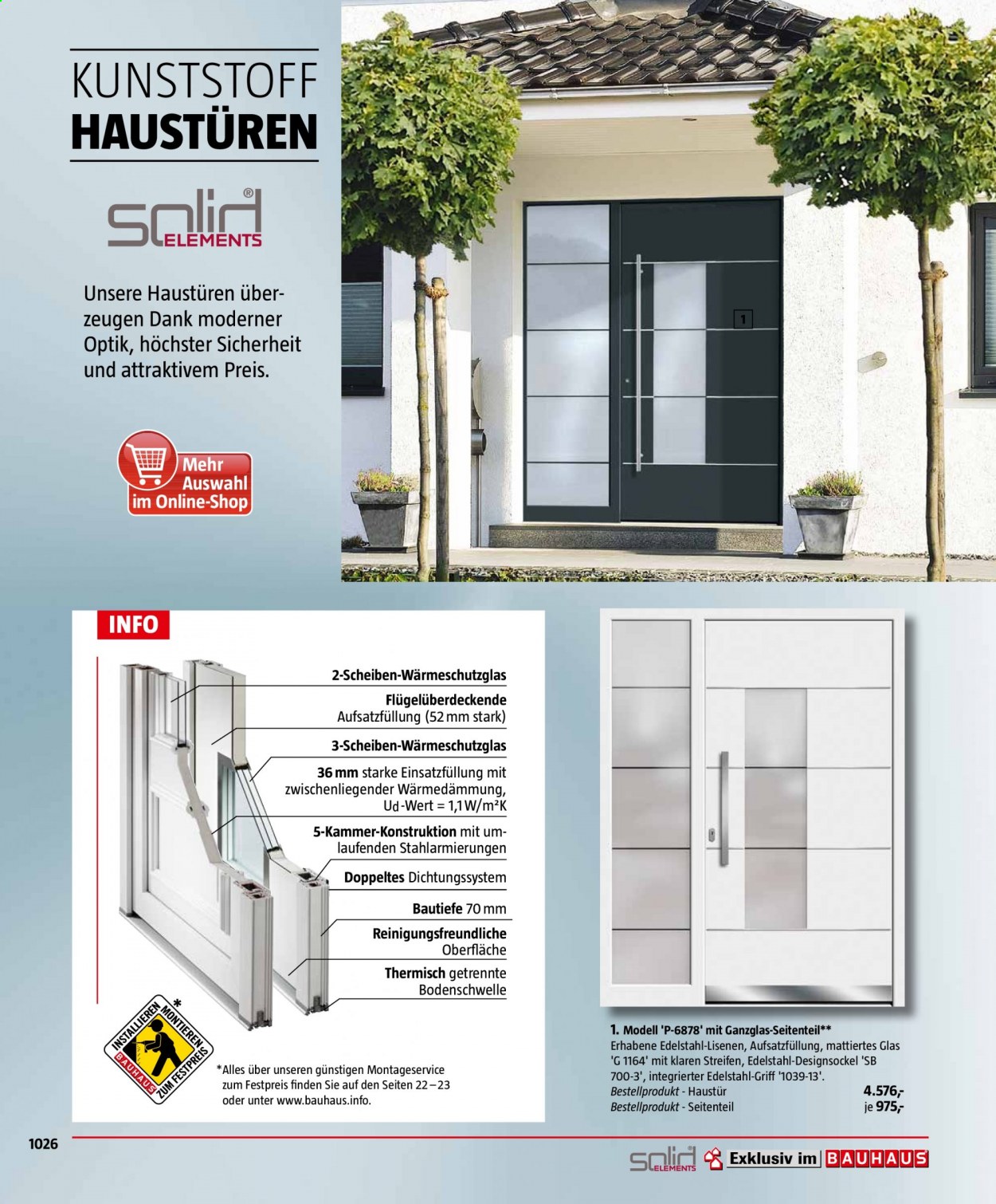 Bauhaus Prospekte . Seite 1026